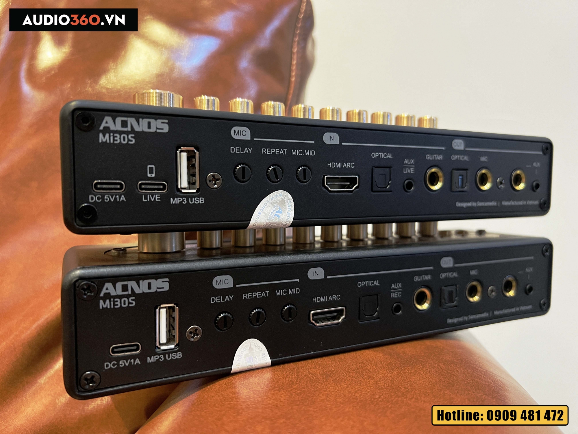 Acnos mi30s-v2マイクプリアンプ 2本セット